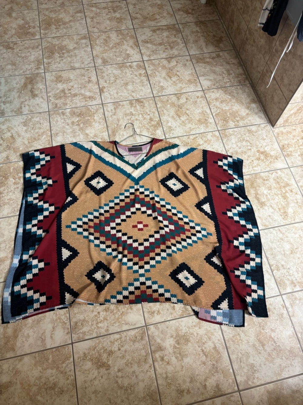 Double D Ranch Poncho - Picture 2 of 4